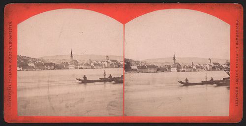 [Dunai látkép az 1876-os árvíz idején] [Fénykép] / Fényképezte és kiadja Klösz Gy. Photografie u. Ve...