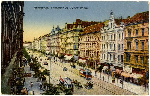 Budapest [Fénykép] : Erzsébet és Teréz körut / Erdélyi udv. fényképész felvétele