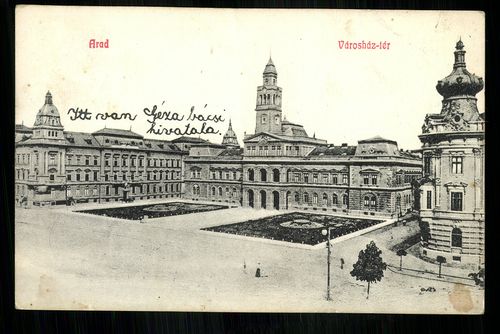 Arad városház tér