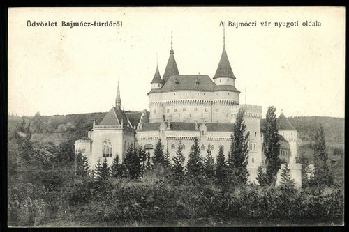 Bajmóc-fürdő A Bajmóci vár nyugati oldala