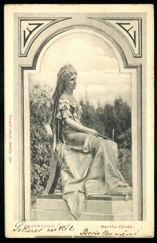 Bártfafürdő Erzsébet királyné szobor