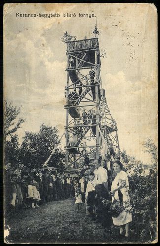 Karancs Hegytető kilátó tornya