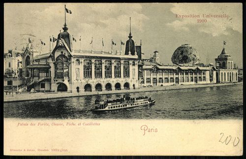 Exposition Universelle, 1900. Palais des Foréts, Chasse, Péche et Cueillettes, Paris