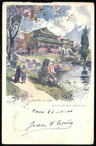 Exposition De 1900. Pavillon des Soieries