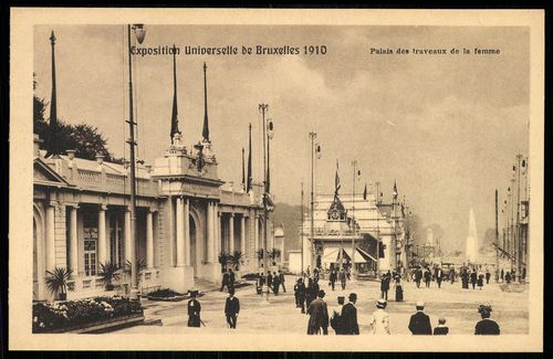 Exposition Universelle de Bruxelles 1910. Palais des traveaux de la femme