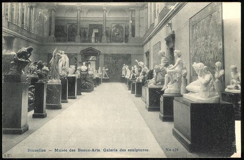 Bruxelles.Musée des Beaux-Arts.; Galerie des sculptures