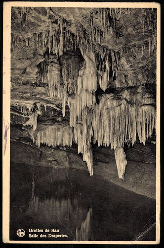 Grottes de Han. Salle des Draperies