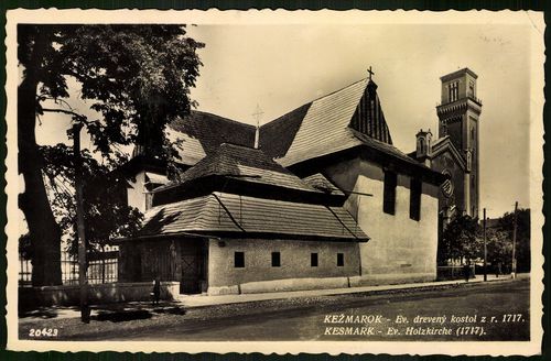 Kesmark. Ev. Holzkirche (1717)
