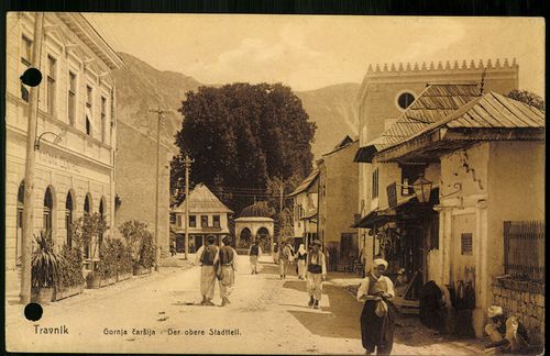 Travnik. Der obere Stadtteil