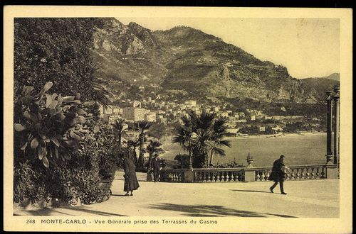 Monte-Carlo - Vue Genérale prise des Terrasses du Casino