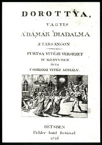 Csokonai Vitéz Mihály; 1799-ben írt komikus eposza... | Képcsarnok |  Hungaricana