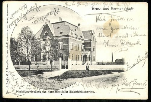 Hermannstadt Direktions-Gebäude des Hermannstädter Elektrizitätswerkes