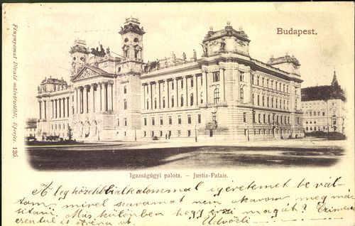 Budapest; Igazságügyi palota