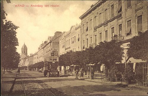 Arad; Andrássy téri részlet