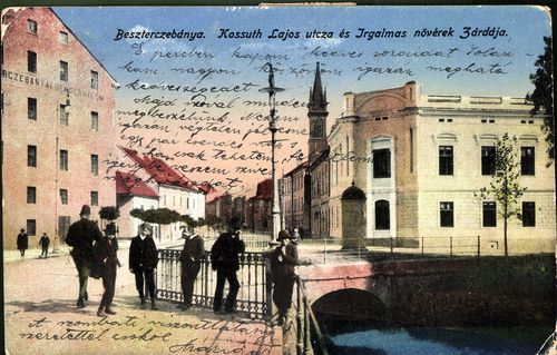 Besztercebánya; Kossuth Lajos utca és Irgalmas nővérek zárdája