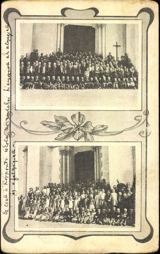 A ditrói központi róm. kat. elemi iskola növendékei az 1913-14. évben