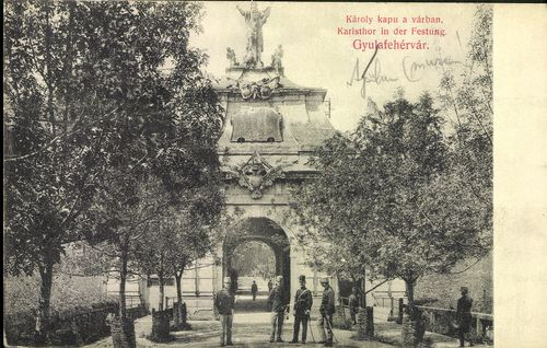 Gyulafehérvár; Károly-kapu a várban