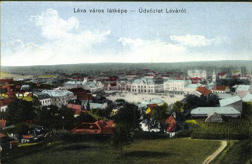 Üdvözlet Léváról. Léva város látképe