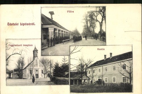 Üdvözlet Lipótvárról. Főőrs; Kantin; Fegyintézet templom