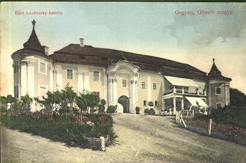 Osgyán, Gömör megye; Báró Luzénszky kastély