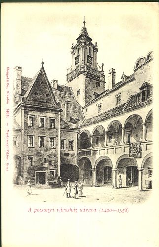 A pozsonyi városház udvara (1420-1558.)