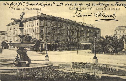 Pozsony. Kossuth Lajos tér