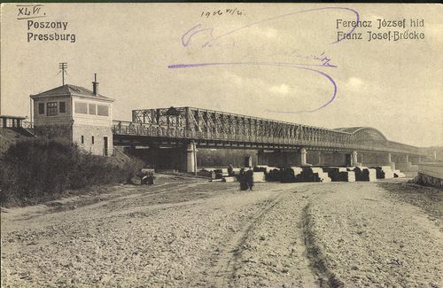 Pozsony. Ferenc József-híd