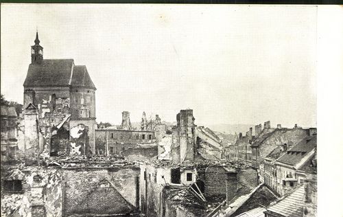 Pozsony, nach dem Brande am 17. Mai 1913.