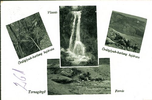 Tornagörgő. Vízesés; Ördöglyuk-barlang bejárata; Forrás