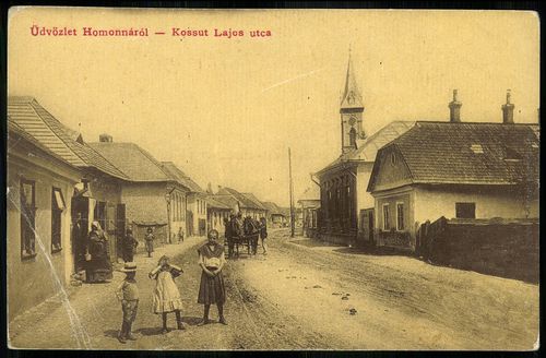 Üdvözlet Homonnáról Kossuth Lajos utca