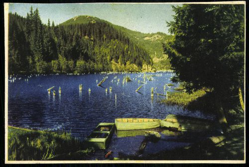 Gyilkos-tó Erdélyben. Gyilkos-See in Erdély. – Lake Gyilkos in Transylvania (Death-lake). – Laga Gyi...