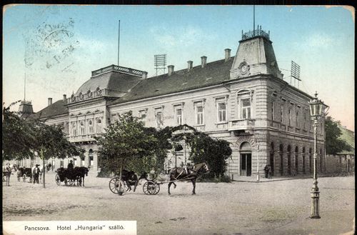 Pancsova; Hotel "Hungária" szálló