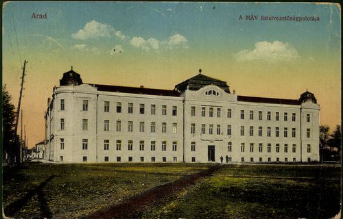 Arad. A MÁV üzletvezetőség palotája
