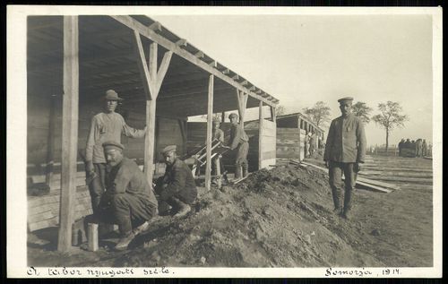 A tábor nyugati széle; Somorja, 1914.