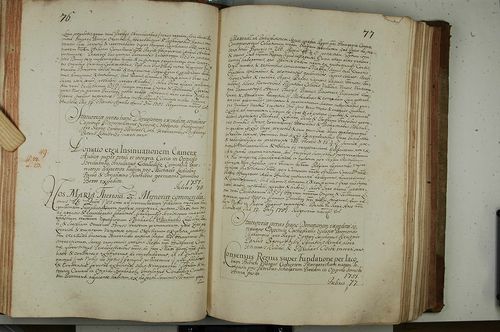 Királyi Könyvek - 42.49 (Mária Terézia - Pozsony - 1751.07.12 - birtok átruházása)