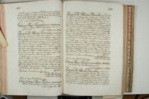 Királyi Könyvek - 53.74 (József 2 - Bécs - 1784.11.29 - nemességigazolás)