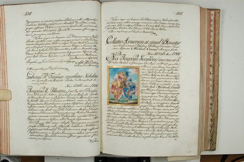 Királyi Könyvek - 53.75 (József 2 - Bécs - 1784.10.28 - nemességigazolás)