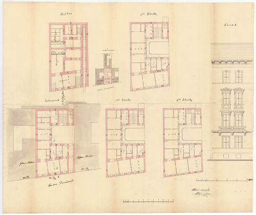 új háromemeletes lakóház [HU BFL - XV.17.b.312 - 533/1871]