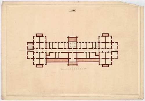 Fürdőtelep. Az első fürdőtelep koncepció szerinti szálló pin... [HU BFL - XV.17.f.331.b - 75/10]