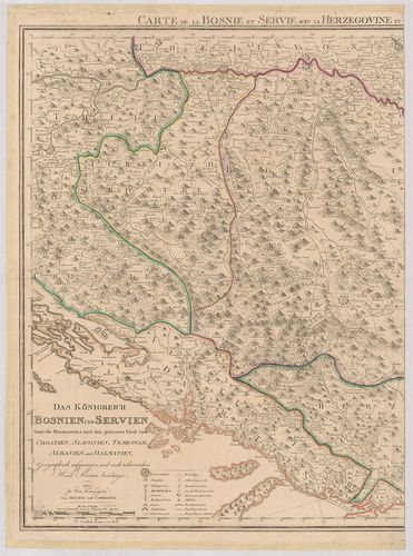 Das Königreich Bosnien und Servien samt die Herzegovina und ... [B III a 21]