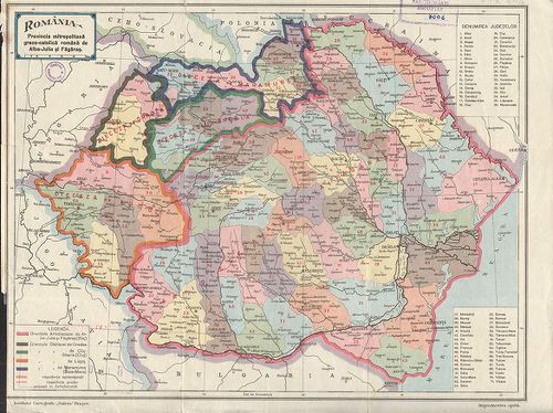 Romania. Provincia mitropolitană gracocatolică română de Alb... [B III a 210/4]