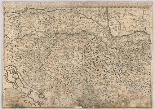 Carte Originale et particuliere de la Bosnie… 1737. [B III a 251]