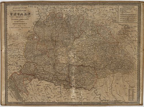 General Karte von Königreiche Ungarn und Königreich Kroatien... [B IX a 525/8]