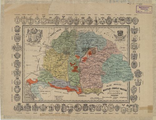 Magyar-  és Erdély ország közönséges Földképe. [B IX a 610/3]