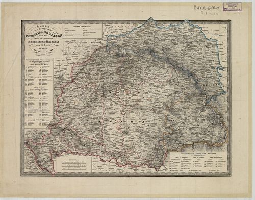 Karte der Königreiche Ungarn und Galizien nebst dem Gross Fü... [B IX a 610/7]