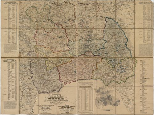 Topographische Special- und Post-Karte des Grossfürstenthums... [B IX a 710]