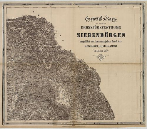General-Karte des Grossfürstenthums Siebenbürgen. [B IX a 711]