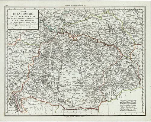 Carte de la Hungrie, de la Transilvanie… [B IX a 1113]