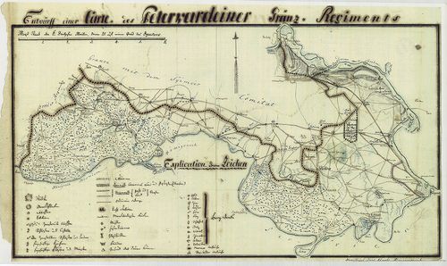 Carte des Peterwardeiner Gränz Regiments. [B IX a 1129]