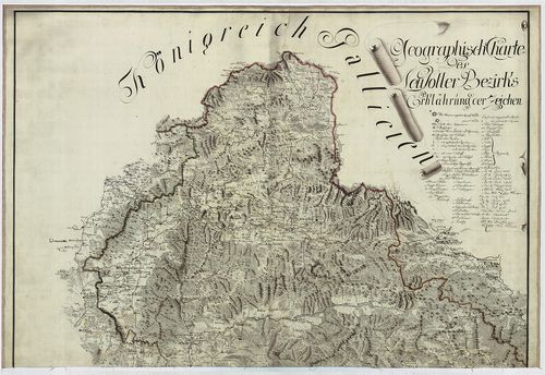 Geographische Charte des Neusoller Bezirks. [B IX a 1170]